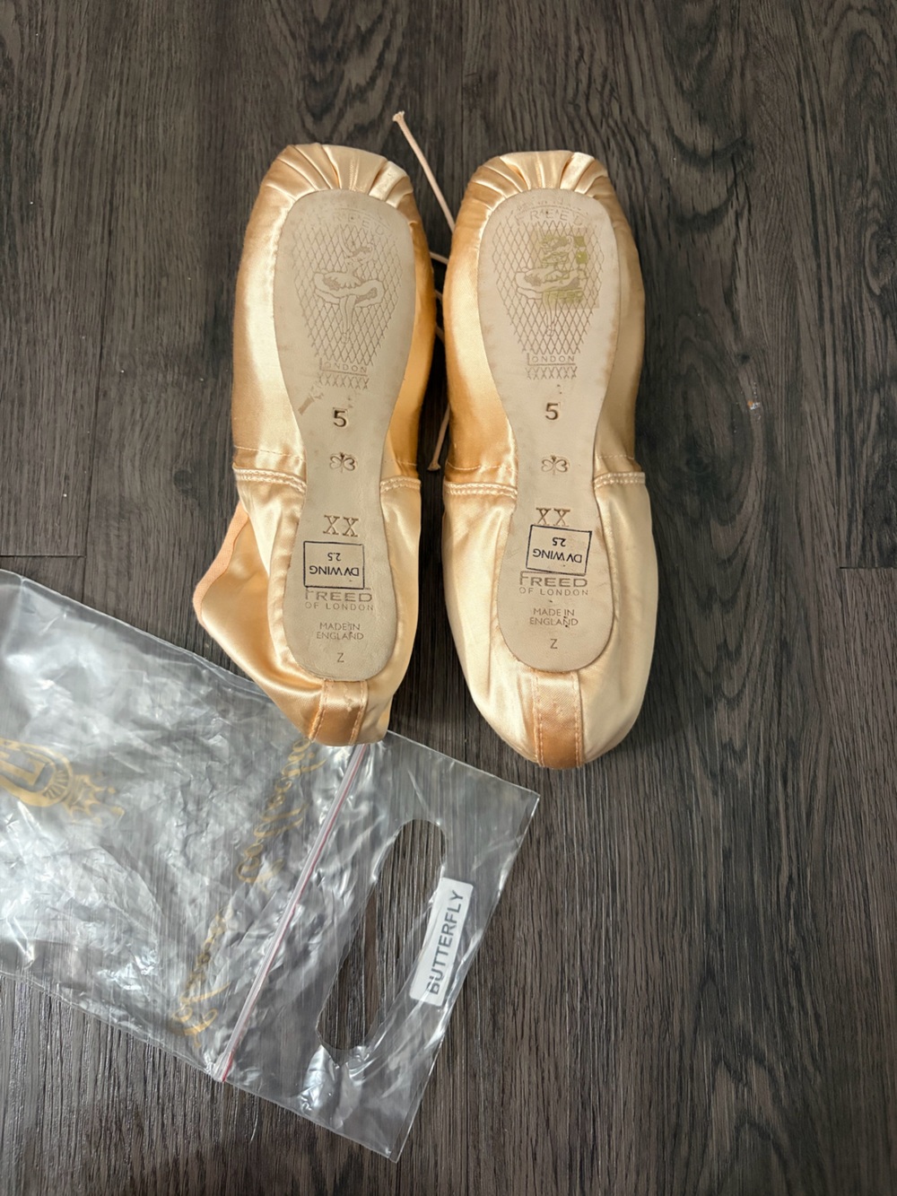 Freed of London Wingblock Pointe Shoes 5xx Butterfly